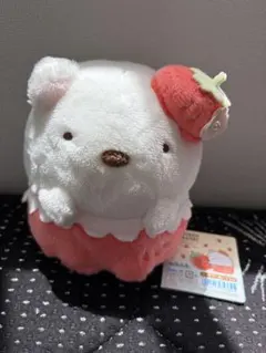 【新品】すみっコぐらし いちごパフェ ねこ ぶらさげぬいぐるみ すみっコぐらし コレクション いちごパフェ ねこ ぶらさげぬいぐるみ