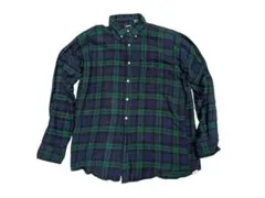 L.L.BEAN コットンシャツ ブラックウォッチ柄 USA製