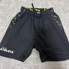 ATHLETA サッカー ハーフパンツ ブラック 130cm