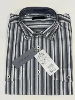 【新品・未使用】VUMPS 長袖シャツ サイズ４６　ストライプ
