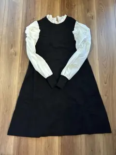 【未使用品】TOCCA ワンピース　Sサイズ　長袖 黒