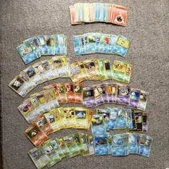被り無し 当時品 旧裏 ポケモンカード 100枚まとめて ＋おまけエネルギー