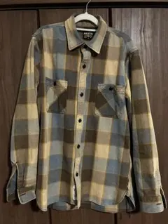【完売品】HOUSTON VINTAGE オンブレチェック ビエラシャツ　BRのサムネイル