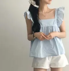 未使用✨ Ribbon Blouse