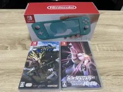 Nintendo Switch Lite ターコイズ 本体 + ゲーム2本