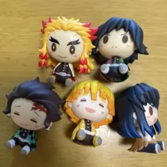 ☆☆値下げ☆☆鬼滅の刃 ちょこのっこフィギュア 5体セット
