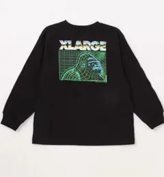 XLARGE kidsブラック ロングスリーブ Tシャツ 140