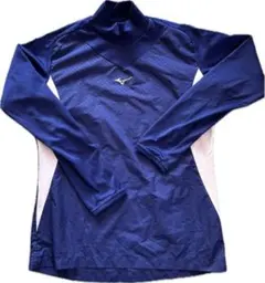 Mizuno ネイビー 長袖 アンダーシャツ 140