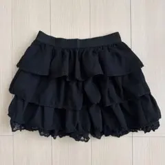 黒 フリルスカート Mサイズ 美品です