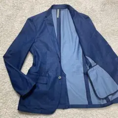 エディフィス　ネイビー アンコン　48　（L）　テーラード　ジャケット　日本製
