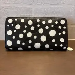 ルイヴィトン モノグラムアンプラント 草間彌生 ジッピーウォレット 長財布