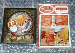 鬼滅の刃　名場面ジオラマフィギュア バースデイ缶バッジ　煉獄杏寿郎　2022