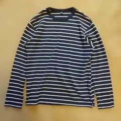 old UNIQLO ボーダーロンT - メルカリ