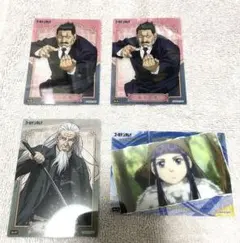 ゴールデンカムイ クリアカードコレクション　アシリパ、土方、牛山