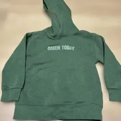 グリーンパーカー GREEN TODAY Zara 116cm