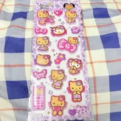 サンリオ ハローキティ ぷくぷくシール 正規品 マシュマロ 日焼けキティ黒ギャル