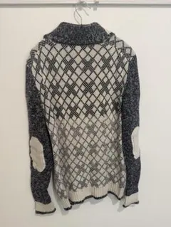 A|X アルマーニ ニットカーディガン M アーガイル