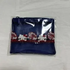 新品】近沢レース ハローキティ タオルハンカチ ネイビー 廃盤 レア