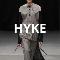 未使用☆HYKE｜定価4万 23AW FD BOSOM SHIRT DRESS - メルカリ