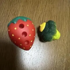 PoPo いちご ブロッコリー マスコット 2個セット