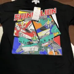シンカリオン SHINING LION Tシャツ 120cm 黒半袖