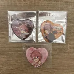 すとぷり さとみ ハート缶バッジ