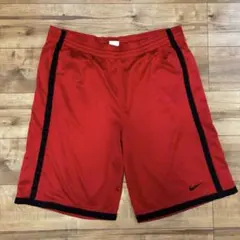 メンズ　NIKE DRI-FIT 赤 バスケットボールパンツ　XL
