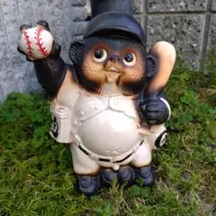 信楽焼　野球狸　狸　たぬき　タヌキのサムネイル