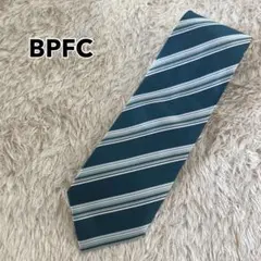 BPFC ストライプ ネクタイ ダークグリーン