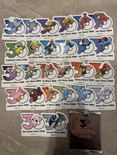 ポケモン 30周年記念 ステッカーセット 韓国 まとめ売り - メルカリ
