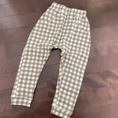 ペアマノン　100 美品　チェック　パンツ　保育園　韓国子供服　サルエル