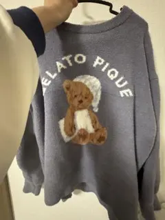 正規品♡ジェラートピケ GOOD NIGHT BEAR プルオーバー ネイビー