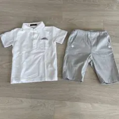 BEBE 男の子　フォーマル　サイズ110 ポロシャツ　パンツ　2点