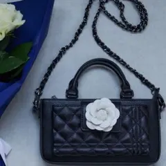 Riu rose phone bag ブラック 人気完売 Riu Rose phone bag ブラック チェーンバッグ ショルダー