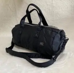 【極美品】　ポーター タンカー 2WAYボストンバッグ　ダッフルバッグ　ブラック