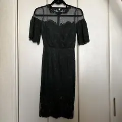ダークグリーン レース ワンピース