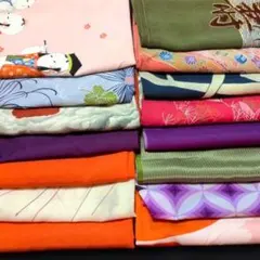 風呂敷15枚まとめ売り　風呂敷　古布　生地　ハンドメイド素材　タペストリー