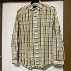ETRO チェック柄長袖シャツ
