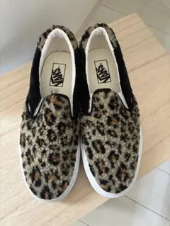 美品＊VANS＊ボアレオパードスリッポン＊26.5cm