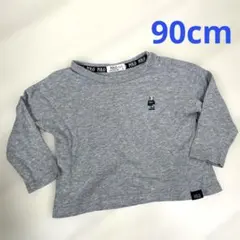 POLO Baby 長袖カットソー 90cm グレー ベア刺繍 ロンTのサムネイル
