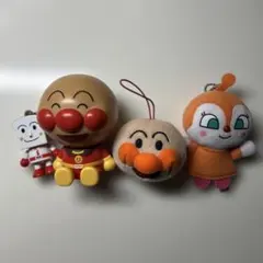 アンパンマン フィギュア ぬいぐるみ 4個セット