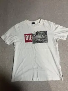 DIESEL ディーゼル 半袖Tシャツ ホワイト DIE FOR SUCCE