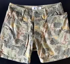 GDC BOTANIC ショートパンツ　ハーフパンツ M カモフラ　ボタニック柄のサムネイル