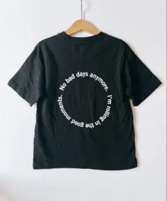 ZARAキッズ　バックプリントTシャツBLK 116 ①のサムネイル