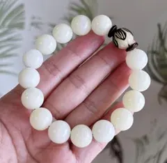 天然石 白玉菩提 ブレスレット（番号A3815）
