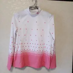 専用です。MUスポーツ ゴルフ ホワイト ピンク ドット柄 長袖Tシャツ