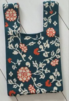 新品未使用 ノーブランドミニ トートバッグ レディース ダークグリーン 記載なし