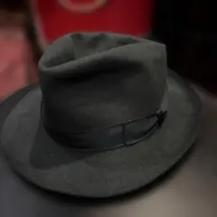 Borsalino フェルトハット ダークグレー　60cm Rain proofのサムネイル
