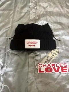 Charles Jeffrey LOVERBOY ニット帽 黒【男女兼用】のサムネイル