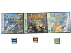 DSソフト3本セットポケモン不思議のダンジョン 時・闇・空の探検隊 ソフト付き